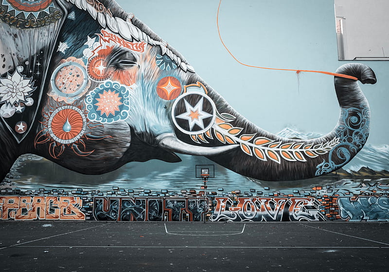 Artistic, Graffiti, Wall, HD wallpaper