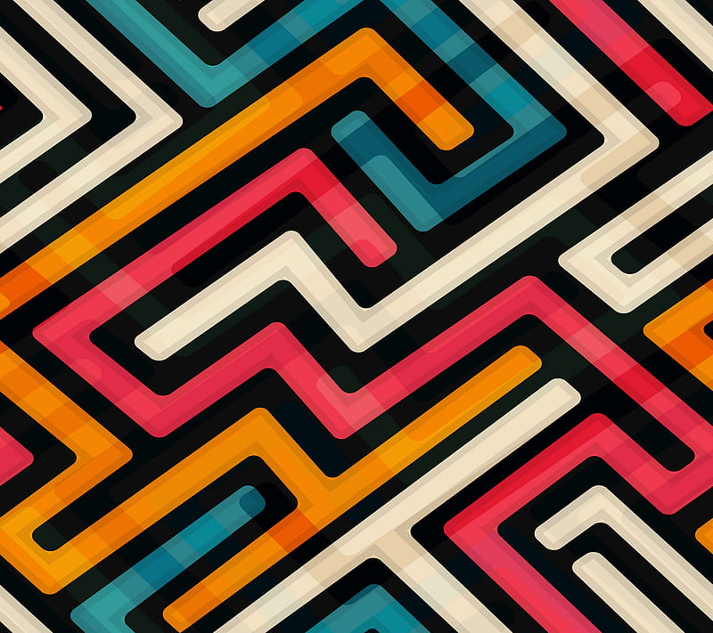Abstract, colorful, colors, pattern, HD wallpaper
