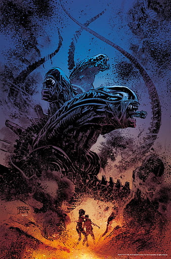 Comics Aliens Vs. Predator: Three World War HD Wallpaper
