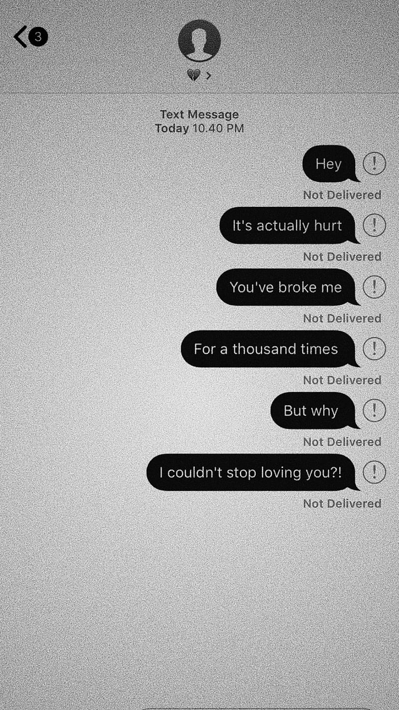Sad Aesthetic Text Messages - - - Tip, HD phone wallpaper