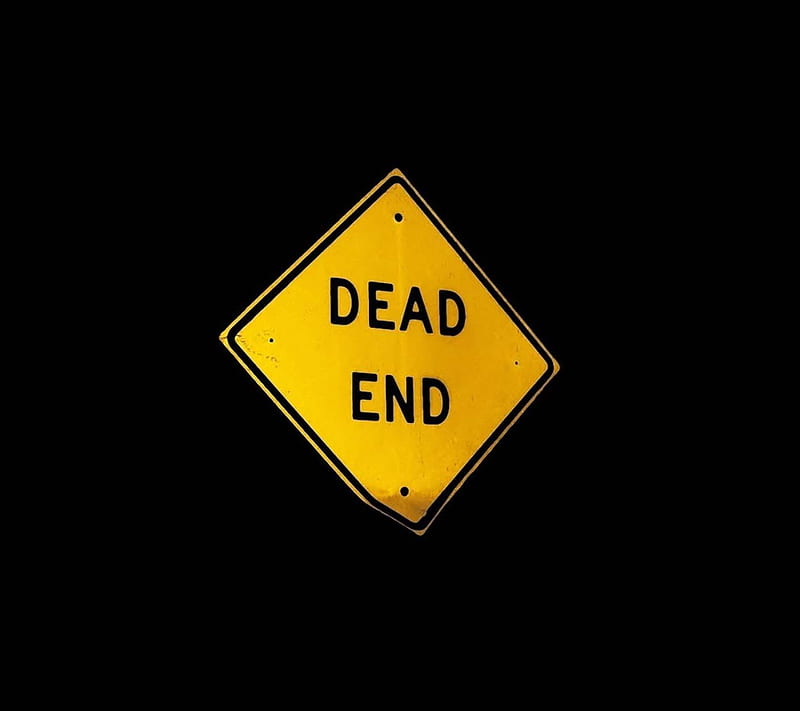 Dead End, sign, HD wallpaper