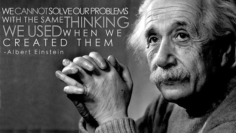 Einstein, great quotes, albert einstein, science, HD wallpaper