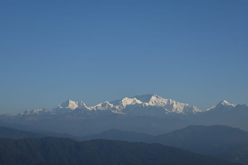 White mountain under blue sky, HD wallpaper | Peakpx