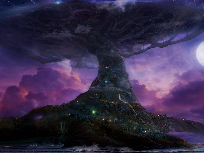 Mythical tree 1080P, 2K, 4K, 5K HD wallpapers free download