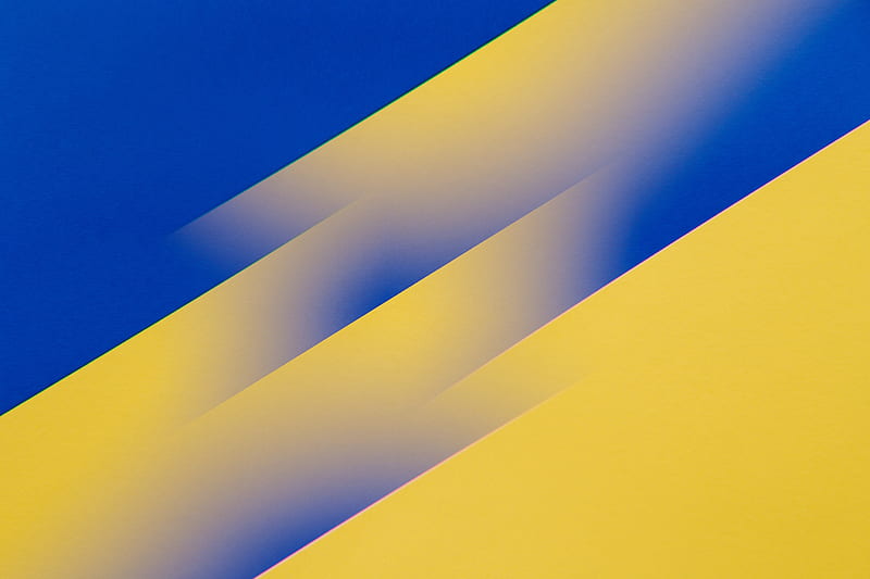 Blue and Yellow Striped Textile, HD wallpaper