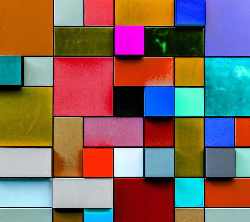 Cubic, 3d, abstract, box, cube, forma, square, HD wallpaper