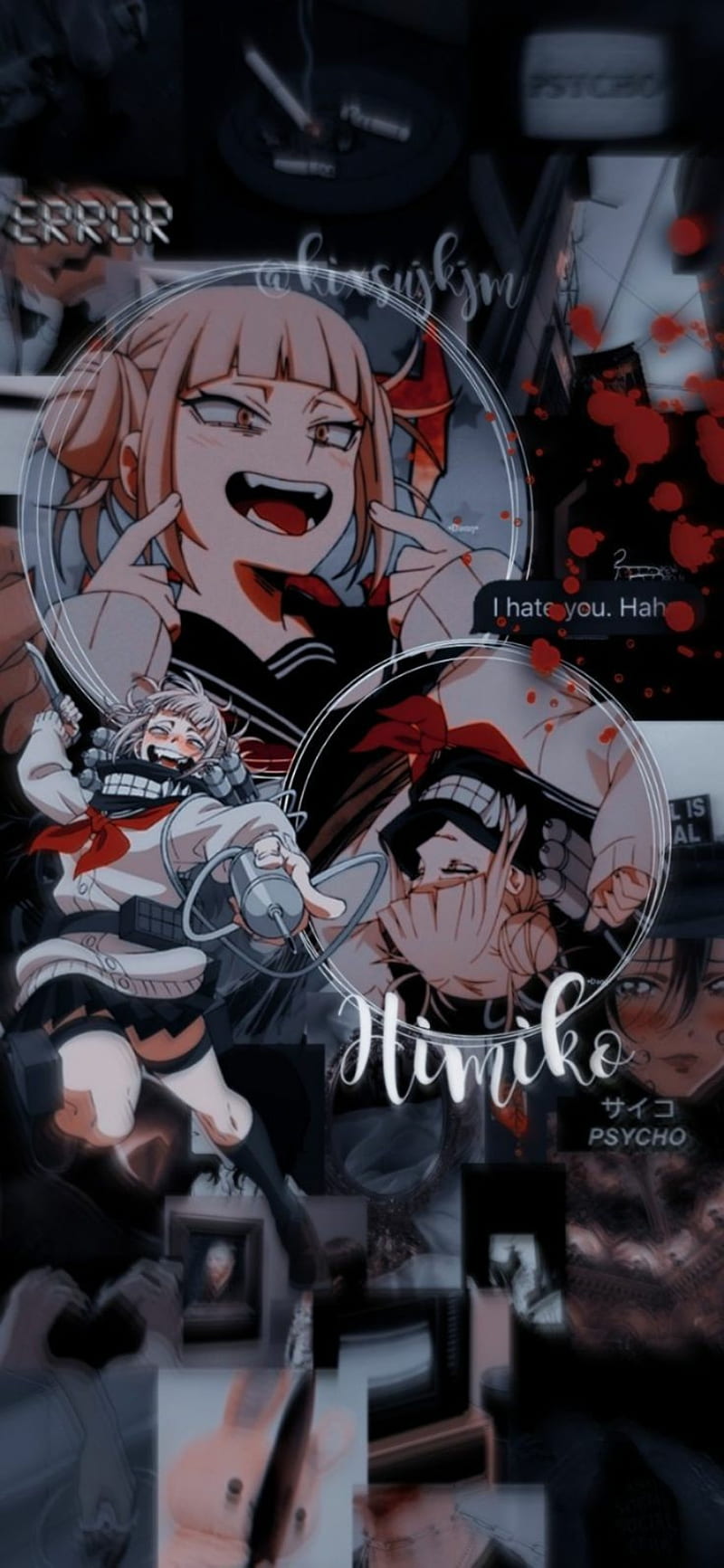 Himiko Toga, anime, bnha, girl, villain, HD phone wallpaper