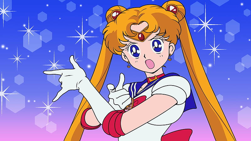 Sailor Moon, blond, sparks, magical girl, tsukino usagi, moon, anime, hot,  anime girl, HD wallpaper | Peakpx