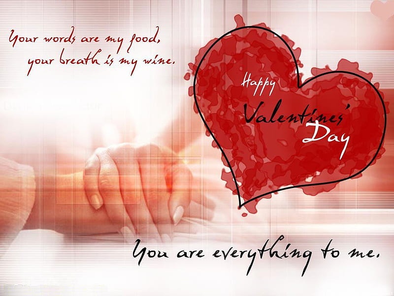 Happy Valentine's Day !!!, 3d-art, abstract, background, heart, HD