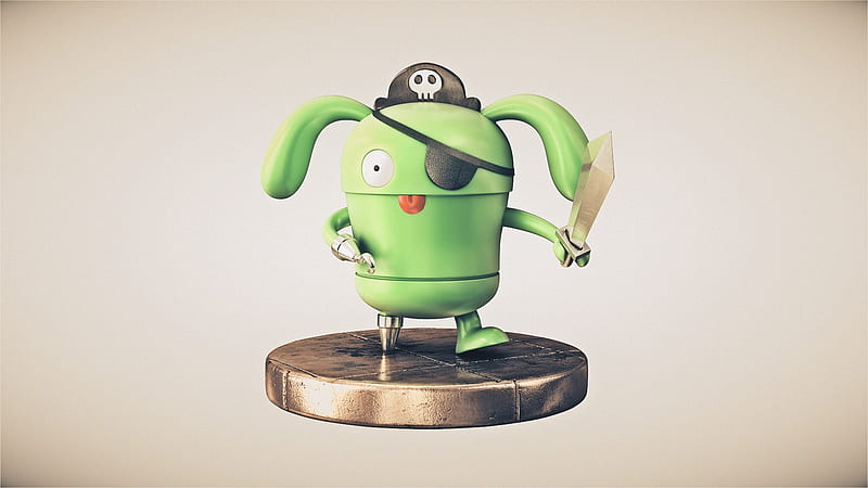 Pirate Android, pirate, android, HD wallpaper