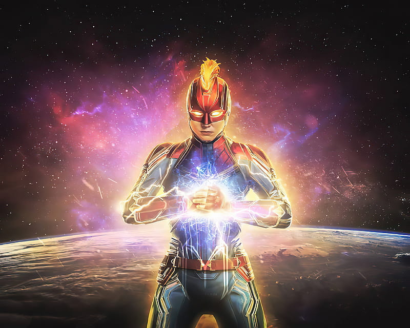 2020 Captain Marvel , captain-marvel, superheroes, artwork, artist, HD wallpaper
