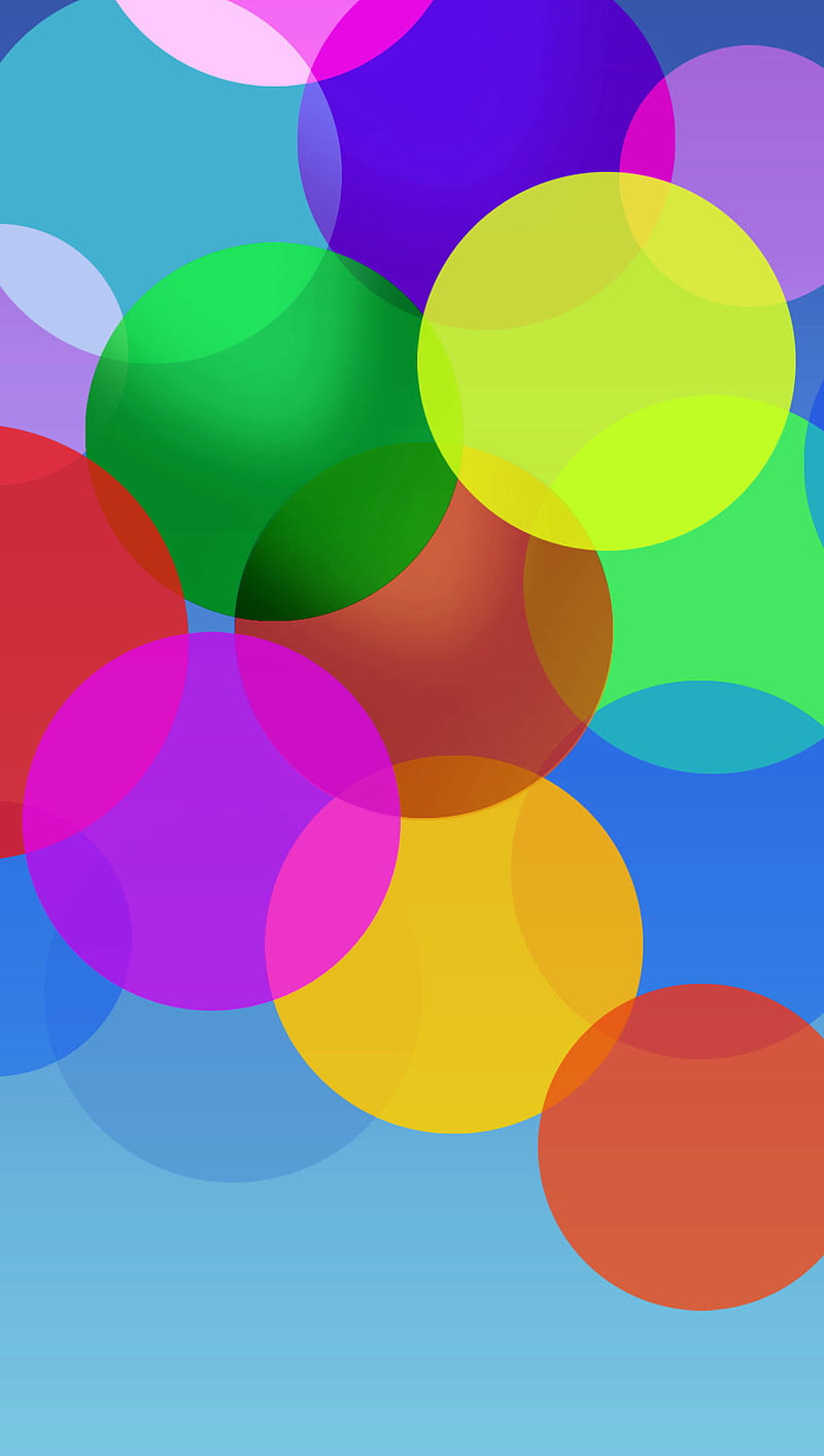 Fluttering color bub, bubble, HD phone wallpaper