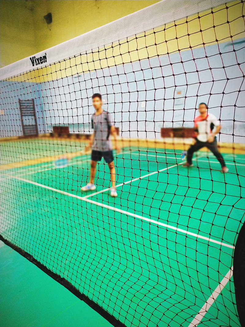 Sport, badminton, net, player, position, raquet, shoes, shuttle, HD phone wallpaper