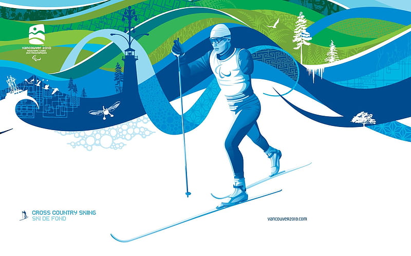 Cross-country skiing-2010 Winter Paralympics, HD wallpaper