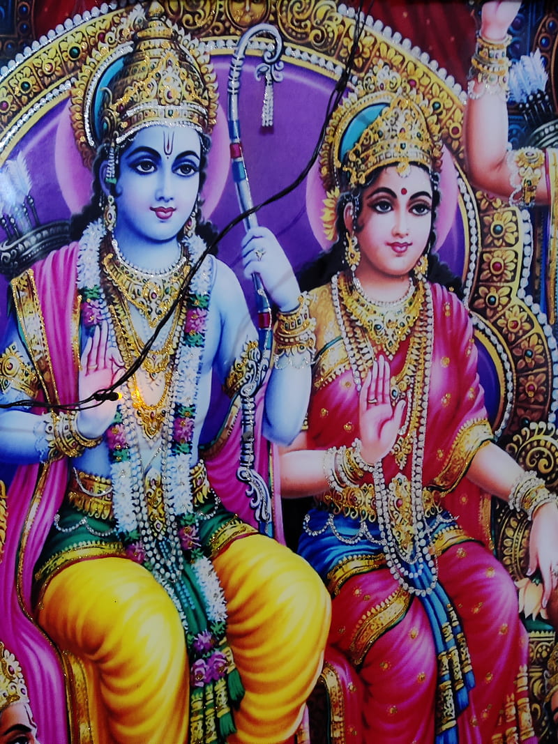 Ram ji, sita, HD phone wallpaper