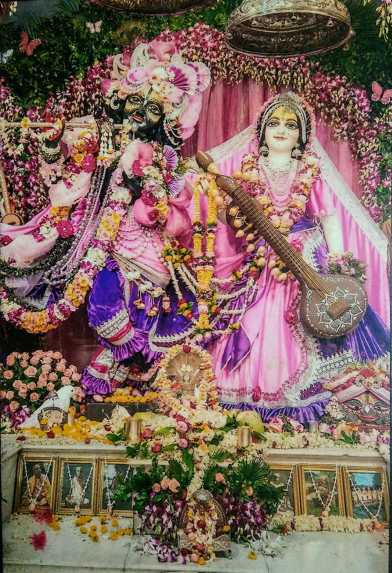 Radha Krishna, god, lord, HD phone wallpaper