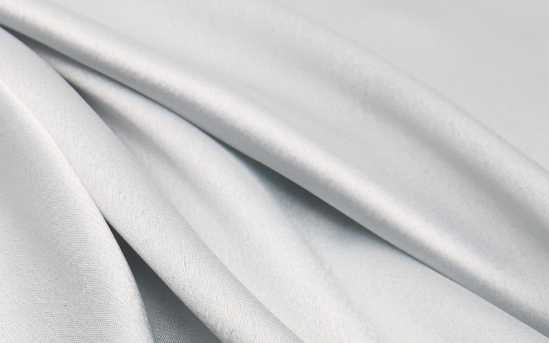 white silk texture fabric, white fabric texture, silk, HD wallpaper