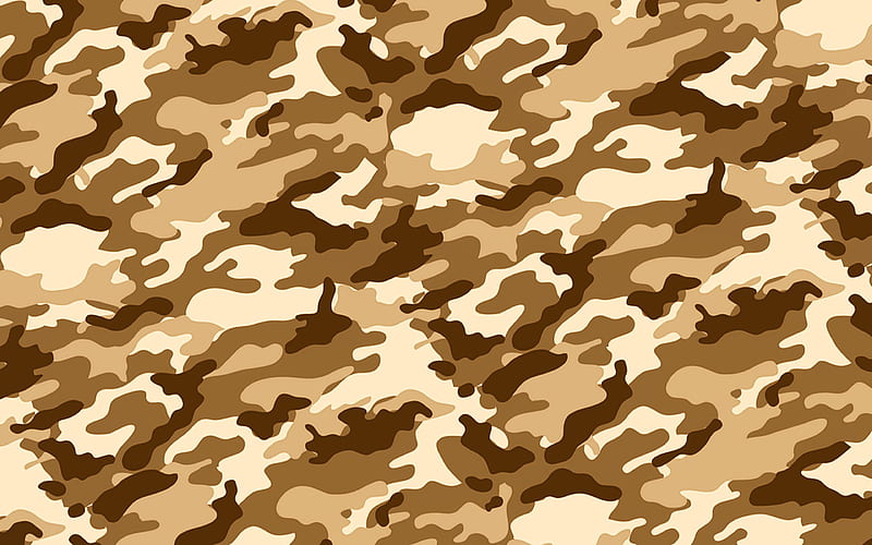 brown camouflage artwork, military camouflage, brown camouflage background, camouflage pattern, camouflage textures, camouflage backgrounds, desert camouflage, HD wallpaper