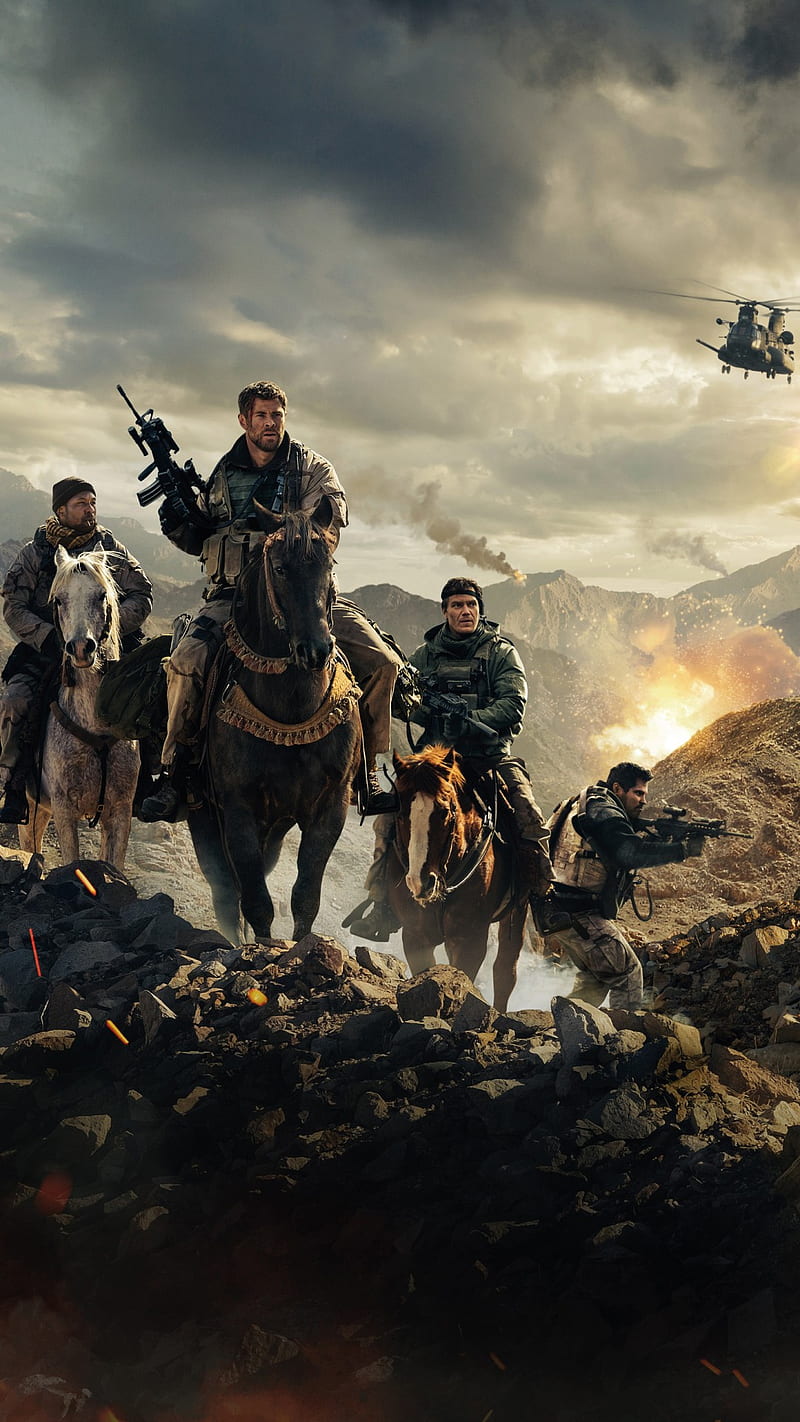 12 STRONG 2018, hollywood, movies, HD phone wallpaper | Peakpx