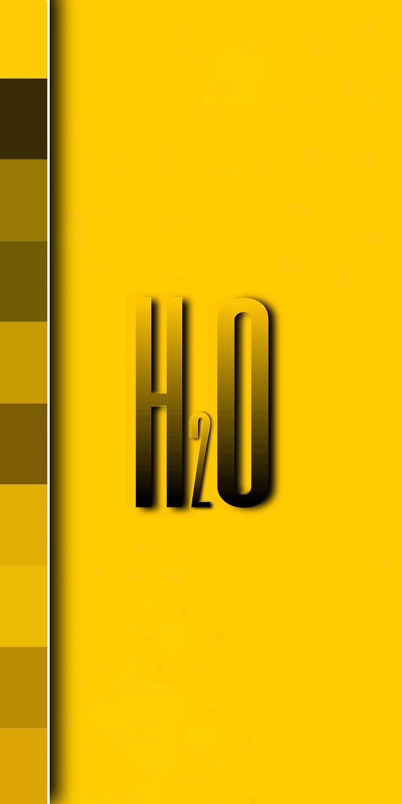 Water H2O, art, desenho, h2o, letter, palette, water, yellow, HD phone wallpaper