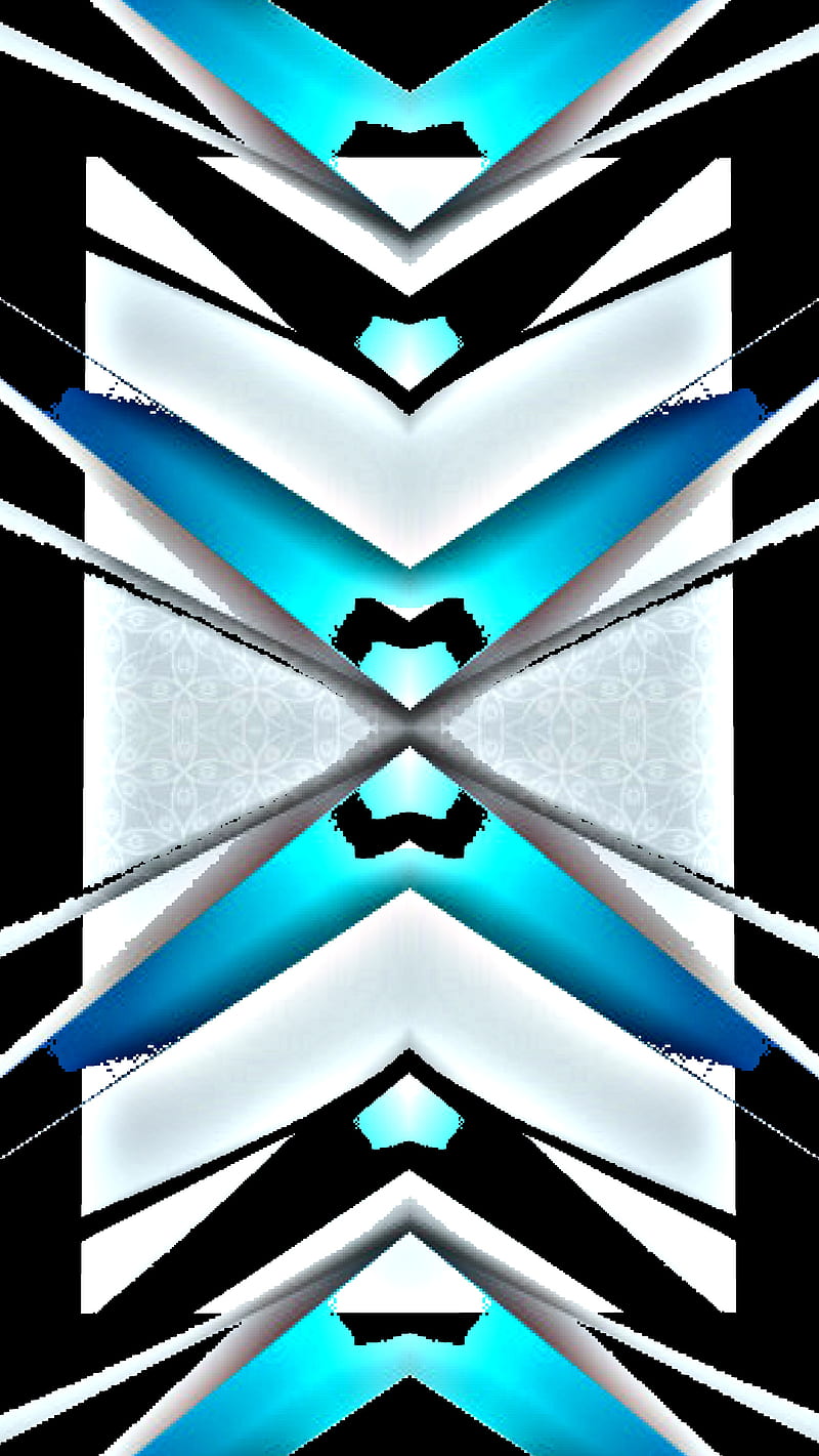 Spike, abstract, blue, galaxy, geometric, iphone, samsung, tech, triangles, white, HD phone wallpaper
