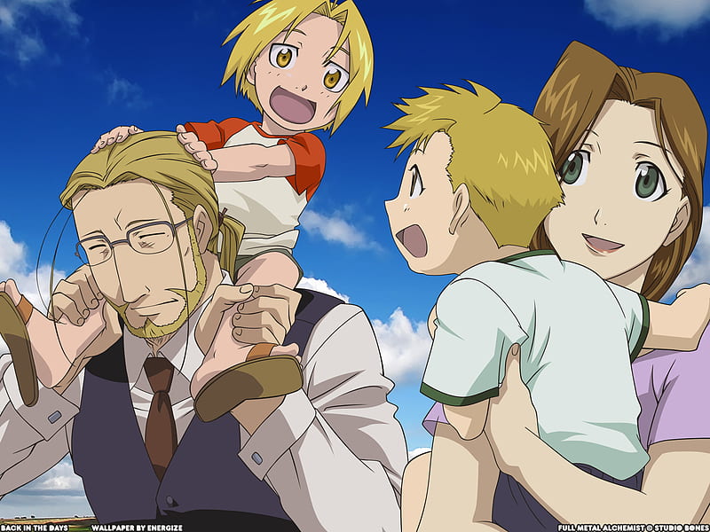 edward elric, alphonse elric, van hohenheim, and father (fullmetal