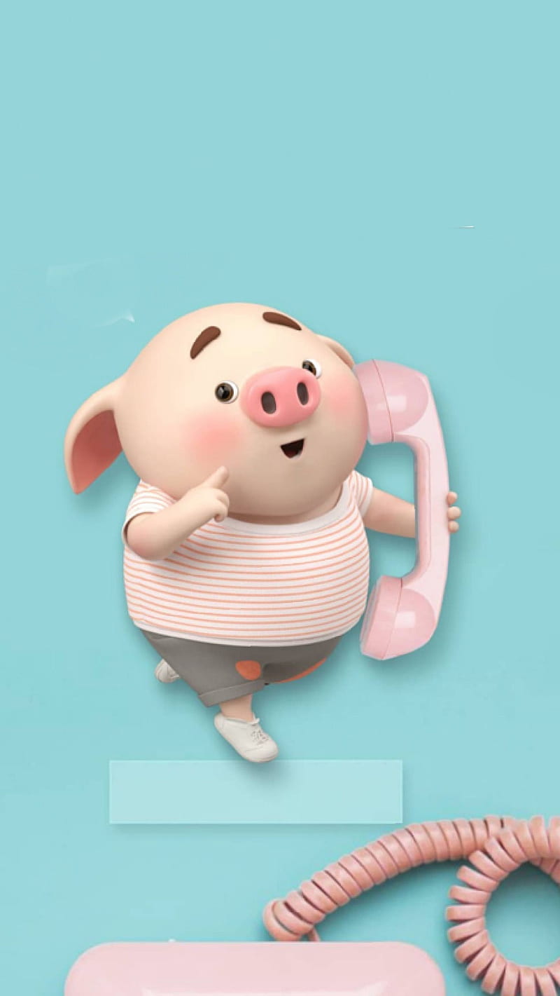 Cerdito, cerdo de dibujos animados, cerdo p, Fondo de pantalla de teléfono  HD | Peakpx