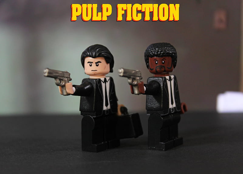 Lego, Jules Winnfield, Pulp Fiction, Vincent Vega, HD wallpaper