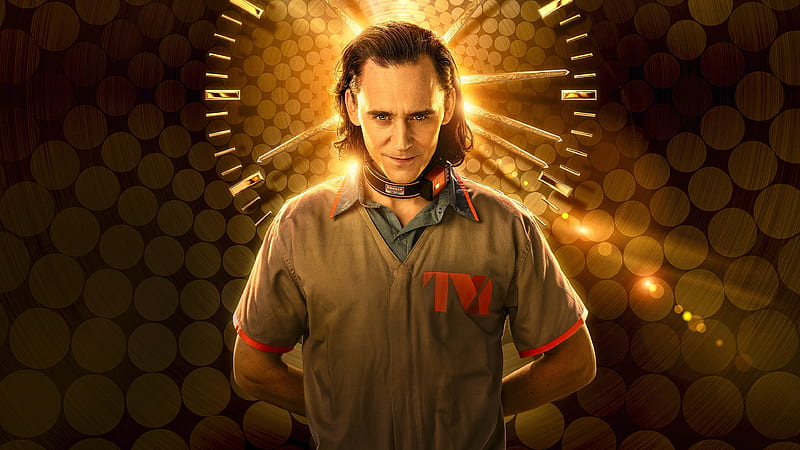Loki Marvel Comics Tom Hiddleston Yellow Light Background Loki, HD wallpaper