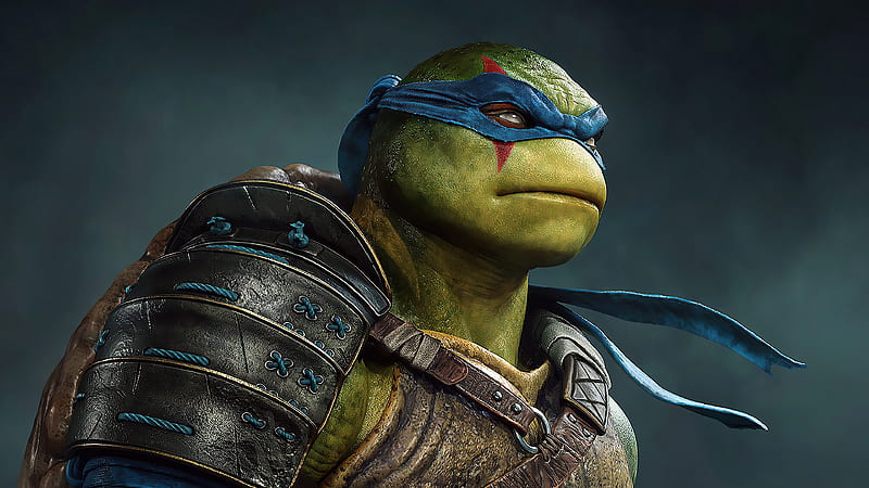 Leonardo Ninja Turtle , teenage-mutant-ninja-turtles, ninja-turtle, HD wallpaper