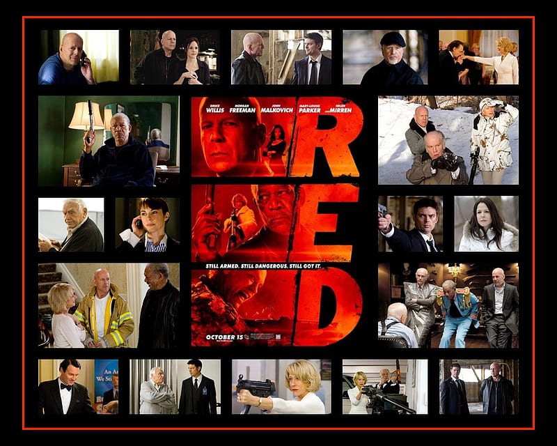Red 2010, red, willis, malkovich, borgnine, bruce, films, mirren, morgan, dreyfus, urban, helen, movies, man, HD wallpaper