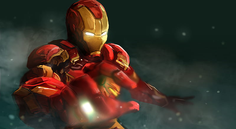 Iron Man Art New, iron-man, superheroes, artwork, artist, HD wallpaper