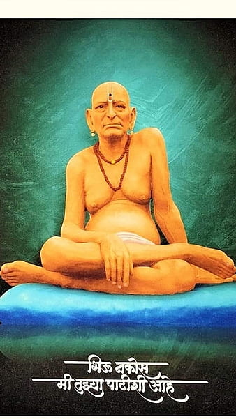 Swami Samarth, Statue, guru, devotional, HD phone wallpaper | Peakpx