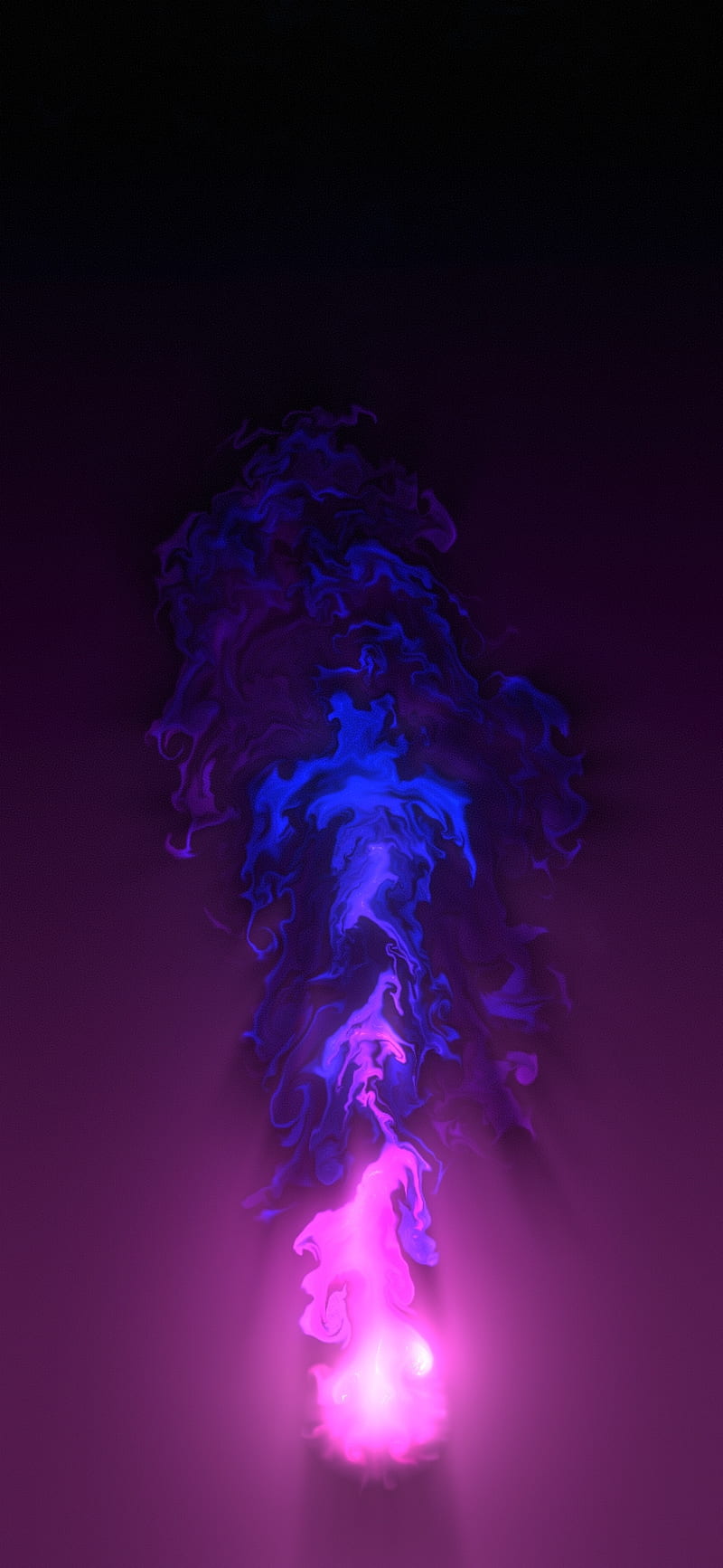 Blazing passion, purple, smoke, HD phone wallpaper