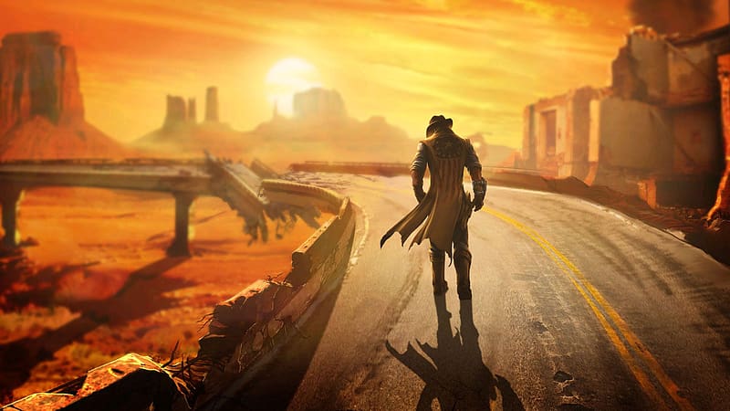 The Courier Fallout New Vegas, HD wallpaper