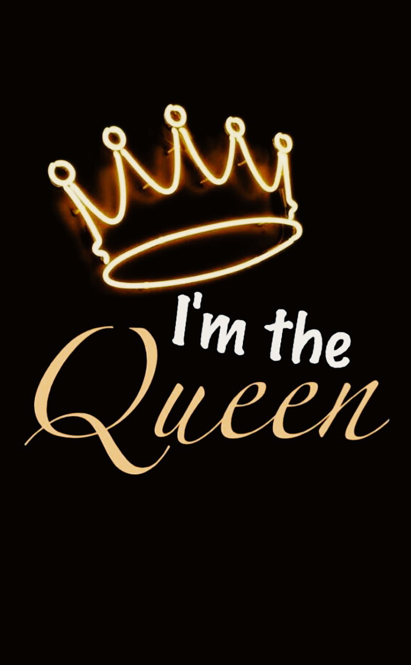 OneandOnly, queen, royalty, queenb, crown, black, gold, theme, HD phone  wallpaper | Peakpx