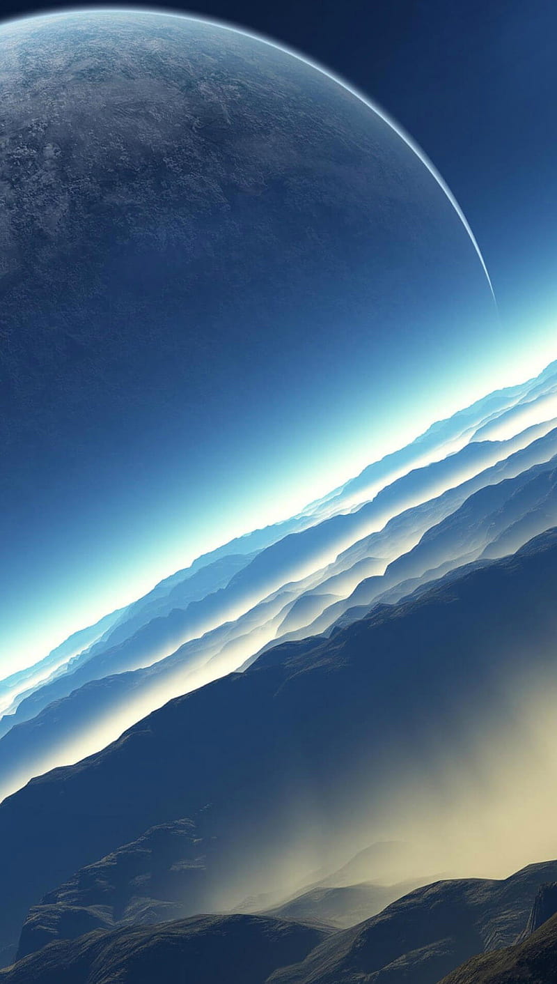 Space, blue, cloud, nice, HD phone wallpaper | Peakpx