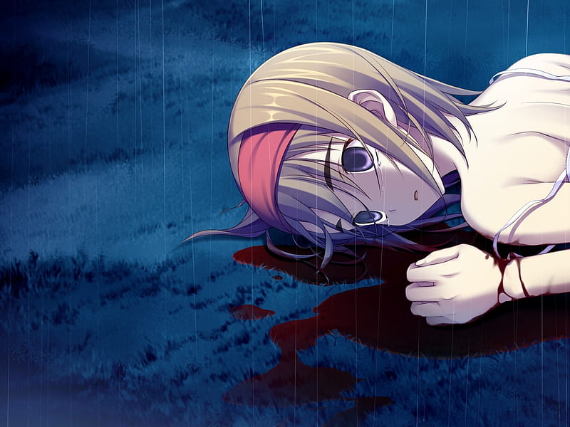 Hidden cries anime depression girl crying HD wallpaper  Peakpx