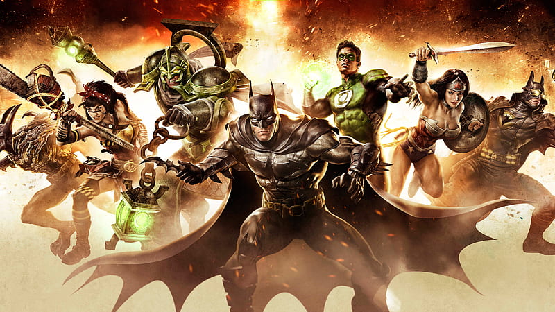 Infinite Crisis, infinite-crisis, games, batman, wonder-woman, green-lantern, HD wallpaper