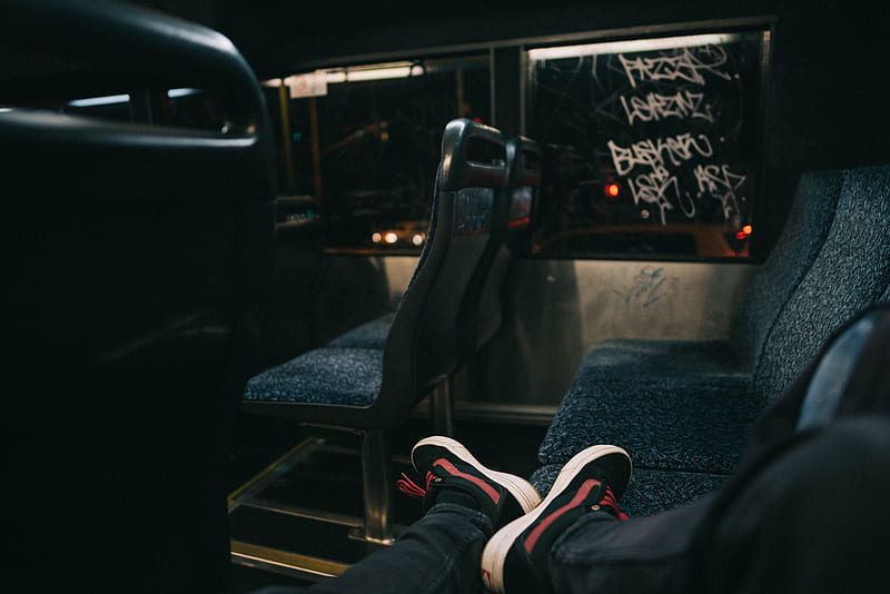 feet, bus, trip, loneliness, mood, HD wallpaper