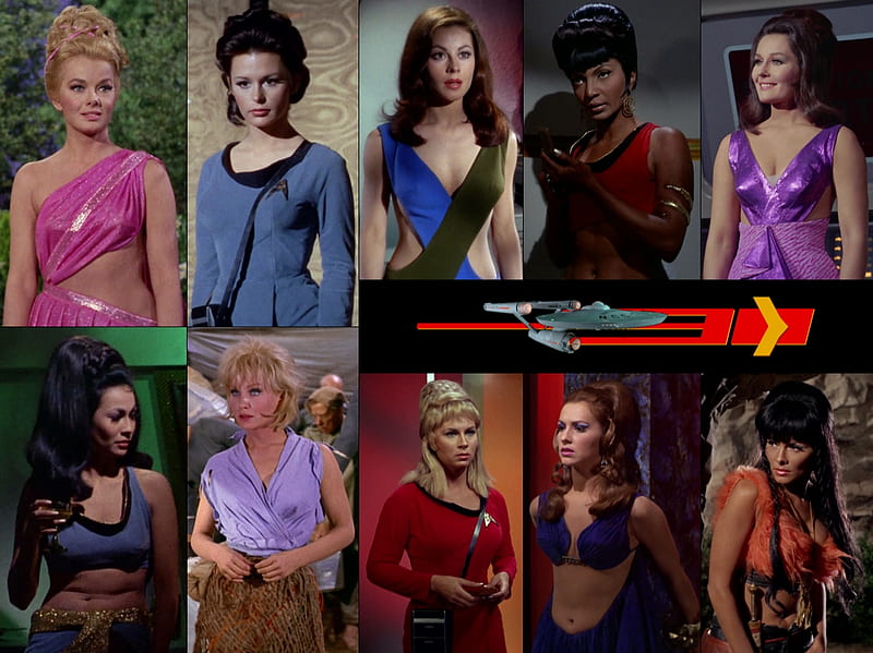 Top Ten Women from Original Star Trek, Star Trek Women, Uhura, Star Trek, Noel, Nancy Kovack, HD wallpaper