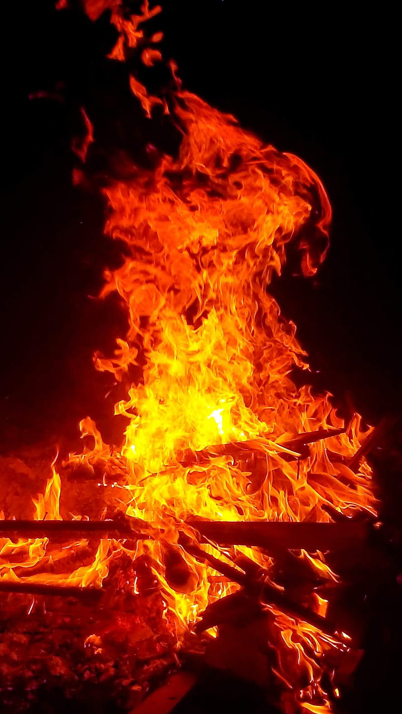 Inferno, burning, heat, red, Fire, hot, flames, hell, HD phone wallpaper