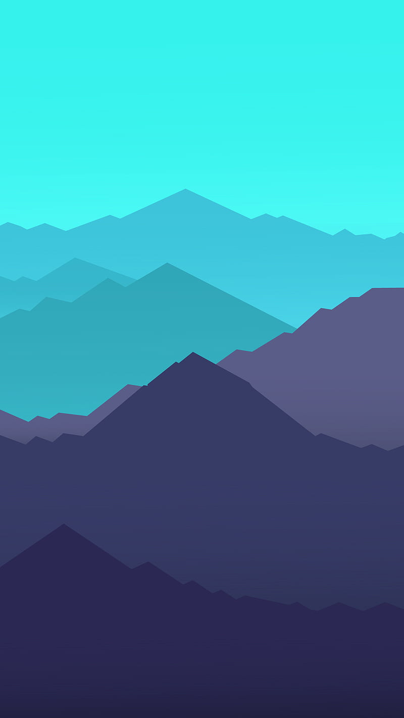 Hils, blue, mountain, HD phone wallpaper | Peakpx