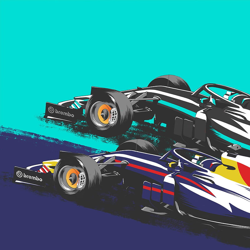Brembo, Formula 1, brake glow, formula cars, simple background, HD phone wallpaper