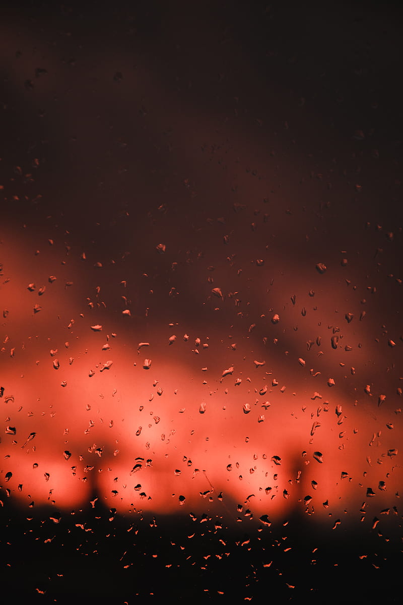 drops, glass, macro, rain, wet, HD phone wallpaper