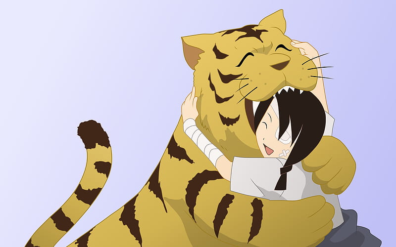 sayonara zetsubou sensei, tiger, anime, kobushi abiru, HD wallpaper sayonara zetsubou sensei, tiger, anime, kobushi abiru, HD wallpaper