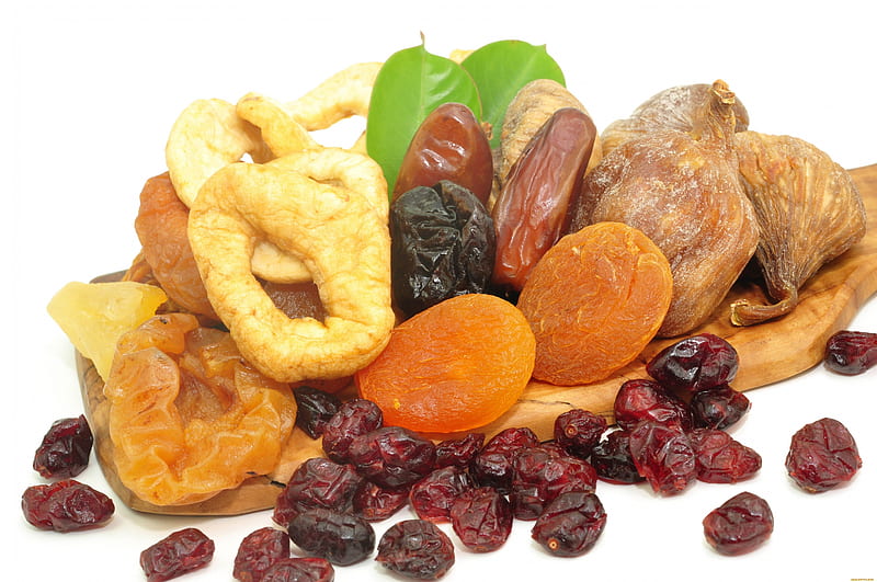 Dried Fruit, Fruit, Raisins, Dates, Figs, Dried, Food, HD wallpaper