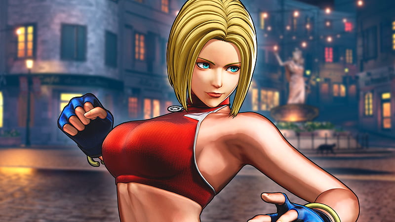 Video Game, The King of Fighters XV, Blue Mary, HD wallpaper