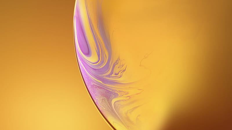 IPhone XS Double Bubble Yellow Ios 12, iphone-xs, iphone-xs-max, iphone-x, iphone-xr, ios-12, computer, original, apple, HD wallpaper
