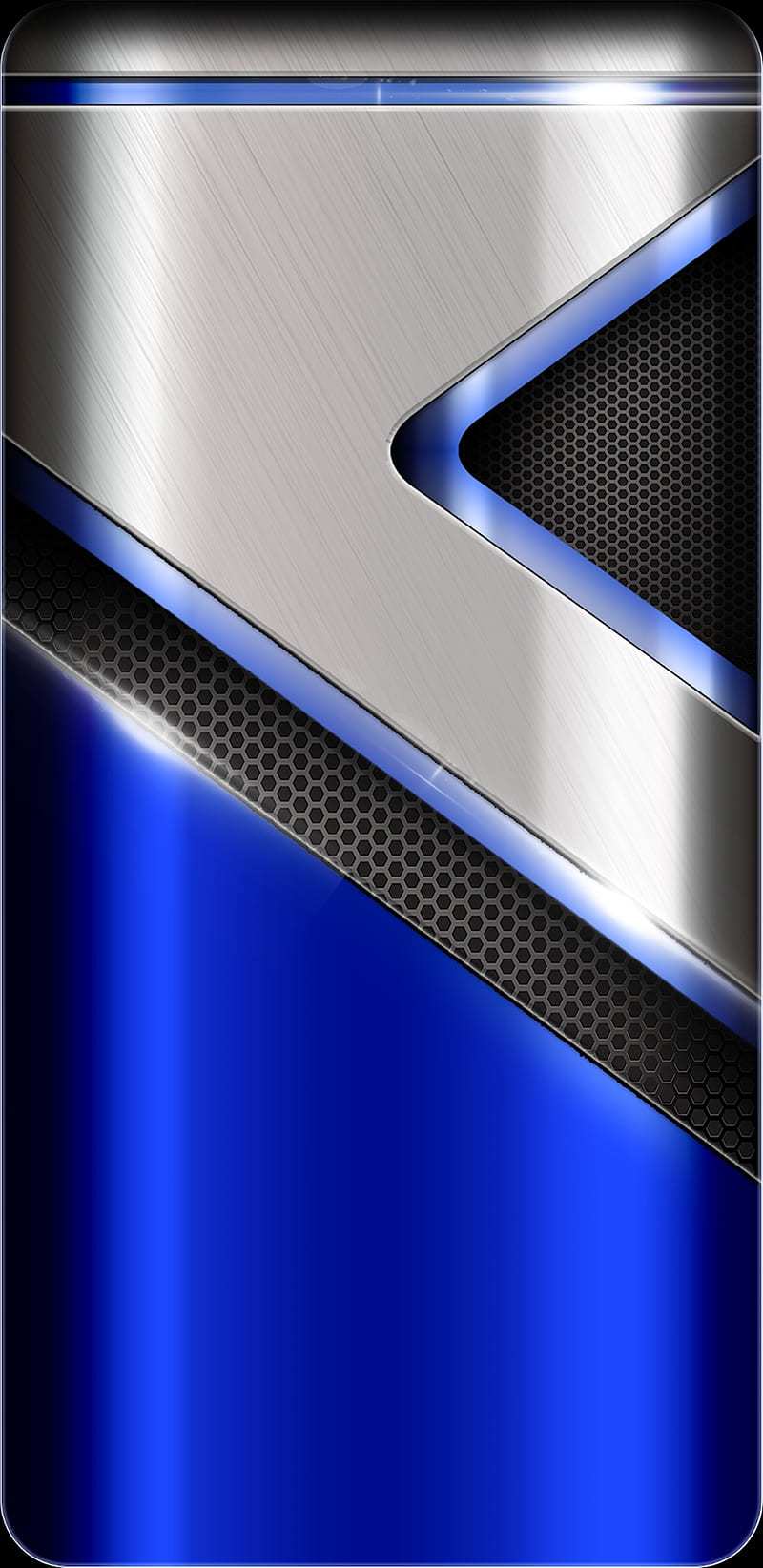 Azul metal, carbon, silver, black, HD phone wallpaper